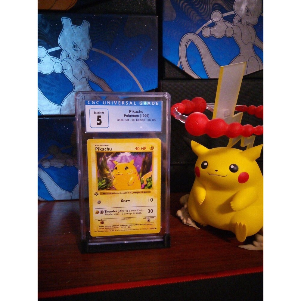 Pikachu shadowless first edition CGC 5
